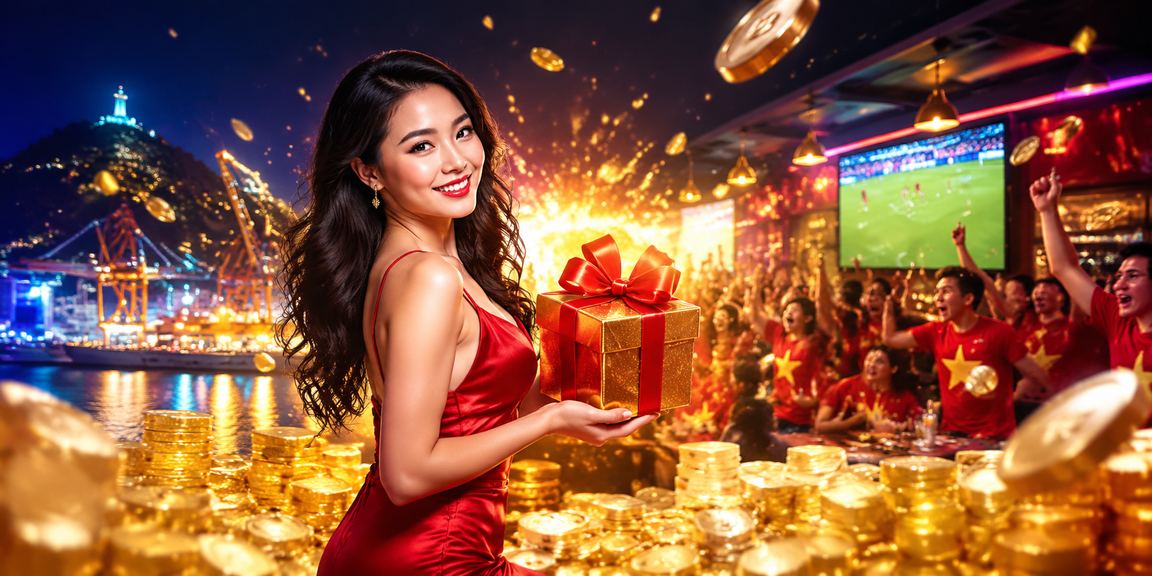 Không gian chơi Jackpot sang trọng tại Vũng Tàu với ánh đèn neon